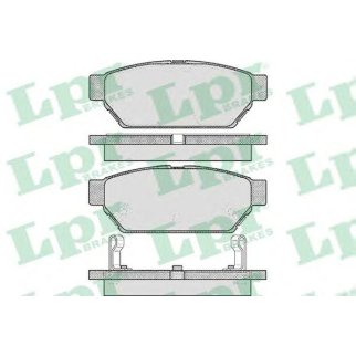 Колодки тормозные LPR _05P547 фото