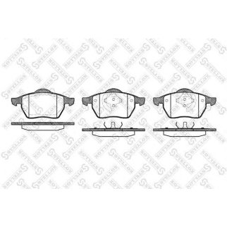 401 001B-SX_колодки дисковые п.! с антискрип. пластинами VW Passat 1.8T/2.3i-2.8i/1.9TDi 96-05 фото