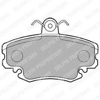 Колодки тормозные передние к-кт DELPHI LP885 фото
