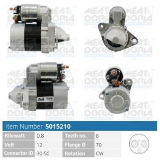 5015210M_стартер! 0.7Kw Nissan Almera II/Primera 1.5/1.6/1.8 00-06 фото