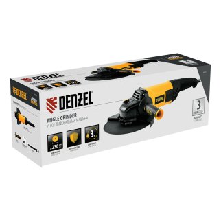 DENZEL 26915 Машина шлифовальная угловая AG230-2400, 2400 Вт, 230 мм, 6000 об/мин фото 15