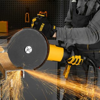 DENZEL 26915 Машина шлифовальная угловая AG230-2400, 2400 Вт, 230 мм, 6000 об/мин фото 17