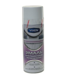 Эмаль для радиаторов отопления VIXEN белоснежная (аэрозоль) 520мл фото