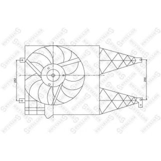 29-99011-SX_вентилятор охлаждения ! VW Polo/Bora/Lupo/Golf, Audi A3 00> фото