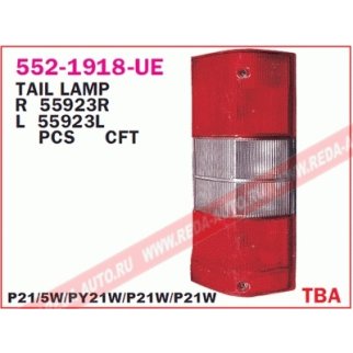 552-1918R-E_фонарь пр.!Citroen Jumper,Fiat Ducato,Peugeot Boxer all 94-01,Omn MAN Lions/Centroliner фото