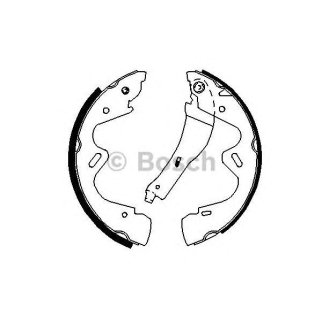 Колодки барабанные к-кт BOSCH 0 986 487 700 фото
