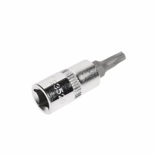 Головка торцевая TORX 1/4" х T20H 37мм с отверстием JTC фото 1