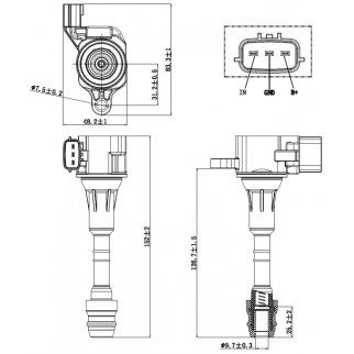 Катушка зажигания FEBEST 02640-006 фото 2