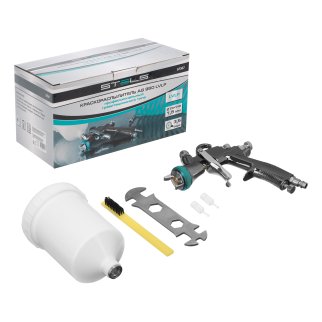 Краскопульт AG 950 LVLP профессиональный, гравитационного типа, сопло 1,5мм Stels фото 12