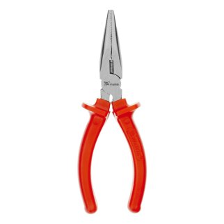 MATRIX 17192 Длинногубцы Econom, 160 мм, прямые шлифованные, пластмассовые рукоятки фото 3