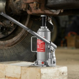 Домкрат бутылочный 10т гидравлический 230-460мм MATRIX фото 14