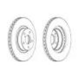 Диск тормозной передний вентилируемый FERODO DDF679C фото