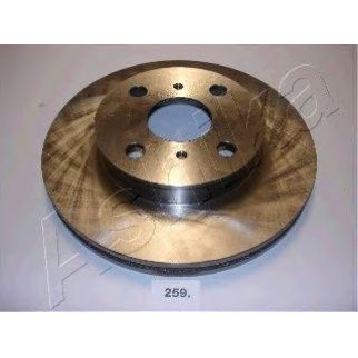 Диск тормозной передний вентилируемый ashika 60-02-259 фото