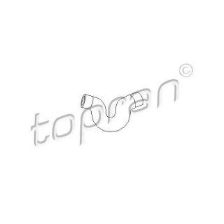 Патрубок радиатора topran 205711586 фото