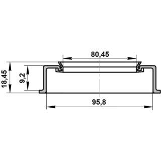 Сальник ступицы FEBEST 95ADS-81960918X фото 2