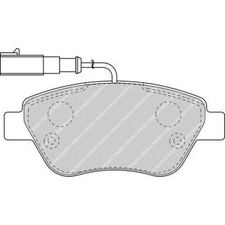 Колодки торм.пер. фото