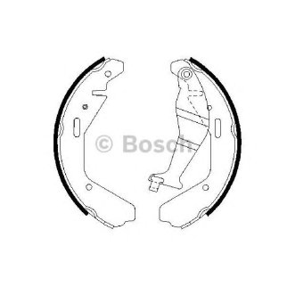 Колодки барабанные к-кт BOSCH 0 986 487 707 фото