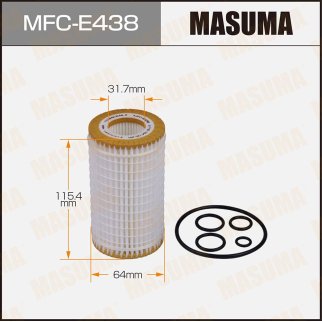 Фильтр масляный MASUMA _MFCE438 фото