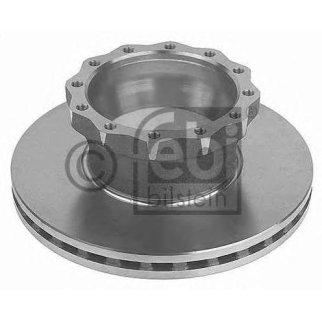 Диск тормозной MAN задний (330x124x34) (1шт.) FEBI фото