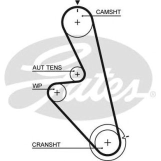 Ремень ГРМ GATES 5449 фото