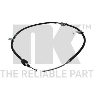 Трос стояночного тормоза задний левый / HYUNDAI Matrix (барабанные тормоза) 01~10 фото