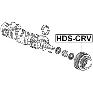 Шкив коленвала FEBEST HDS-CRV фото 2