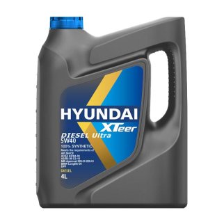 Масло моторное Hyundai Xteer Diesel Ultra 5W-40 4л. фото