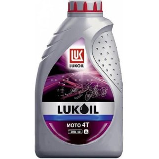Масло моторное ЛУКОЙЛ МОТО 4такт.10W40 п/синт. 1л фото