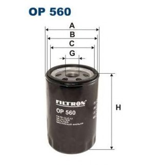 Фильтр масляный FILTRON OP 560 фото