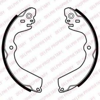 Колодки барабанные к-кт DELPHI LS2049 фото