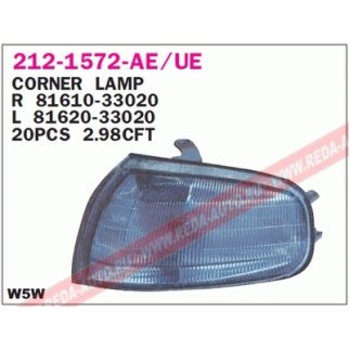 Фонарь указателя поворота лев TOYOTA: CAMRY 92-95 фото