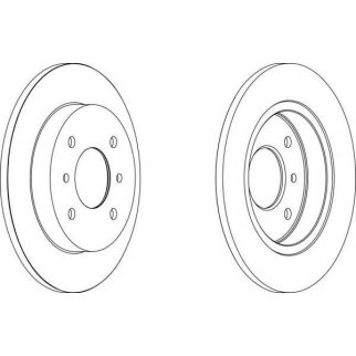 Диск торм. зад. NISSAN ALMERA N16,PRIMERA P11 фото