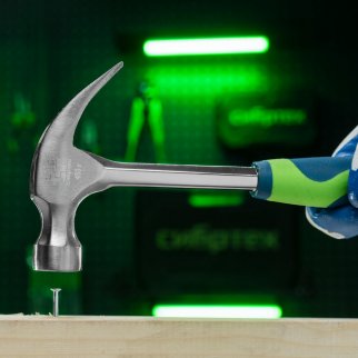 Молоток-гвоздодер 450гр. металл. обрезин. ручка СИБРТЕХ фото 6