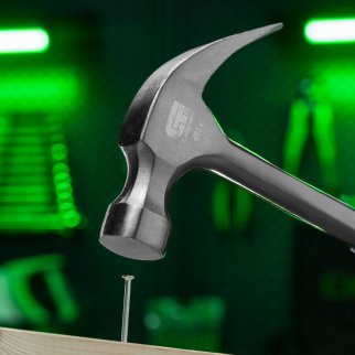 Молоток-гвоздодер 450гр. металл. обрезин. ручка СИБРТЕХ фото 7