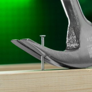 Молоток-гвоздодер 450гр. металл. обрезин. ручка СИБРТЕХ фото 1