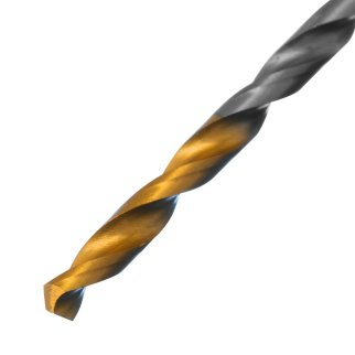 Сверло спиральное по металлу 2,5 x 57мм, Р6М5, Golden Tip , 2шт. Denzel фото 4 Сверло спиральное по металлу 2,5 x 57мм, Р6М5, Golden Tip , 2шт. Denzel фото 4