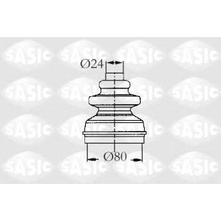 SAS2873793_к-кт пыльника ШРУСа внутреннего! Citroen Xantia, Peugeot 806 1.6-2.0/2.0T 93-02 фото