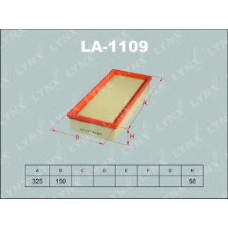 Фильтр воздушный LYNXauto LA-1109 фото