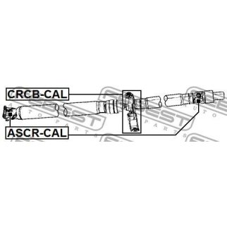 ASCR-CAL_крестовина кардана !D22xL56  Chrysler Patriot 06-10 фото