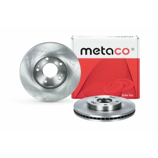Диск тормозной передний вентилируемый metaco 3050-206 фото 3