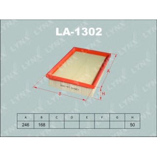 Фильтр воздушный LYNXauto LA-1302 фото