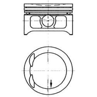 Поршень Kolbenschmidt 97 363 610 фото