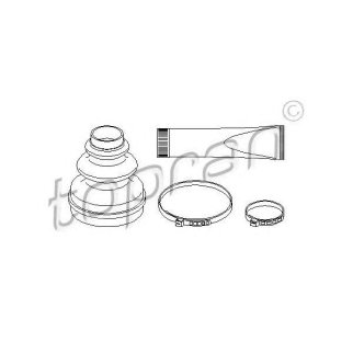 Пыльник ШРУСа внутр. пер topran 721156466 фото