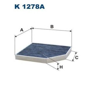 Фильтр салона FILTRON K 1278A фото