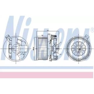 Мотор отопителя RENAULT LOGAN/SANDERO/DUSTER -A/C 04-/09- фото