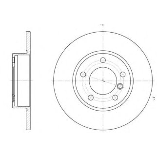 Диск тормозной BMW 3 (E36) передний (1шт.) REMSA фото