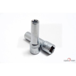 Головка-звездочка глубокая Е14 СЕРВИС КЛЮЧ фото