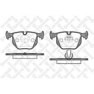 392 020B-SX_колодки дисковые з.! BMW E38 2.8/4.0/5.0/2.5TDs/3.0D 95-01/E46 M3 3.2 00> фото