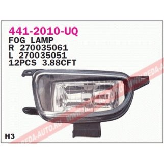 Фара противотуманная левая DEPO 441-2010L-UQ фото