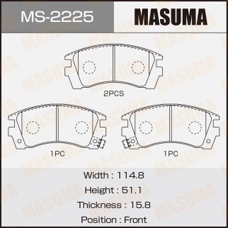 Колодки передние NISSAN AD MASUMA MS-2225 фото